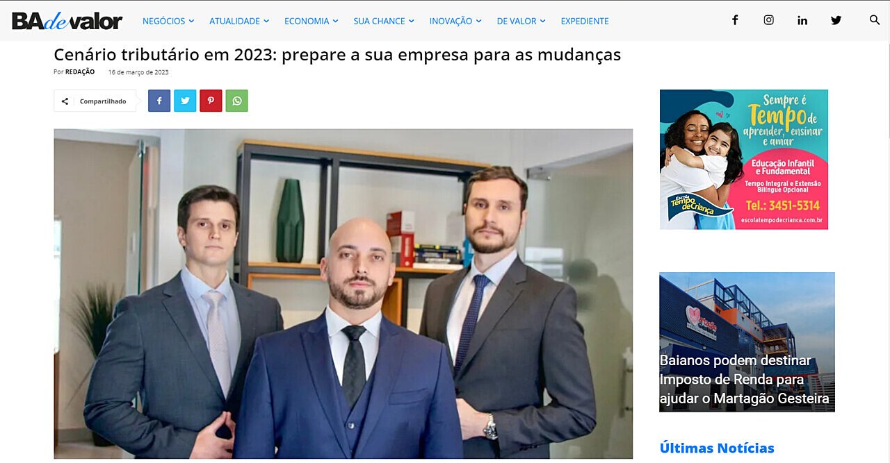 Cenrio tributrio em 2023: prepare a sua empresa para as mudanas